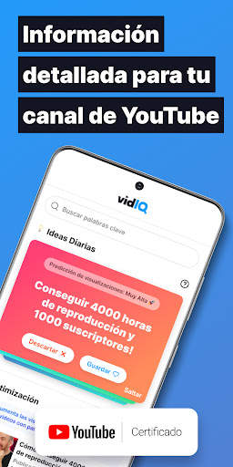 vidIQ para YouTube screenshot 1