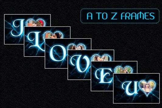Lighting Text Photo Frames screenshot 1