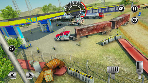 Road Train Truck Driving Sim:  screenshot 10