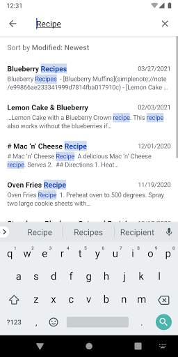 Simplenote screenshot 5