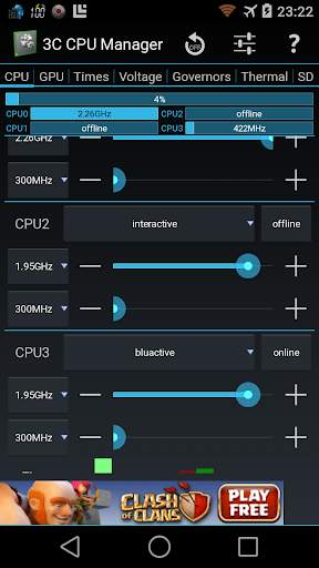 3C CPU Manager (root) screenshot 7