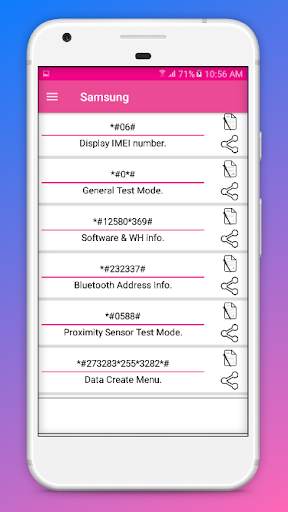 All Mobiles Latest Secret Codes 2020 screenshot 3