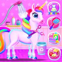 Rainbow Baby Unicorn Pet logo