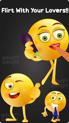 Flirty Emoji Sticker Keyboard स्क्रीनशॉट 2