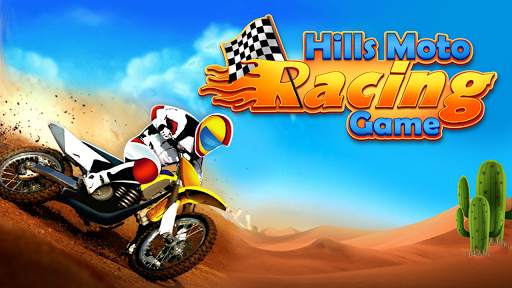 Hills Moto Racing Game - Super Boy Stunt Jump screenshot 1