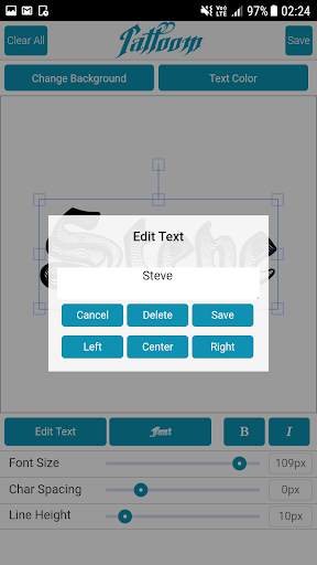Free Text Tattoo Maker screenshot 4