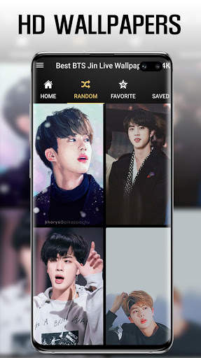 BTS Jin Live Wallpaper 2020 BTS HD 4K Photos screenshot 1