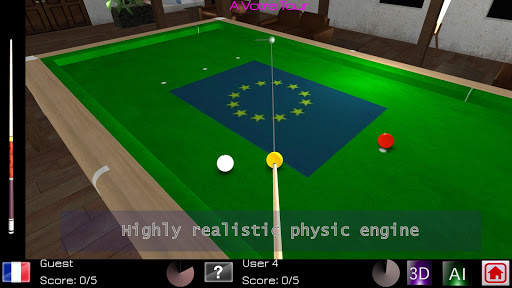 Carom Billiards screenshot 1