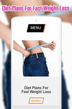 Diet Plans For Fast Weight Loss screenshot 2
