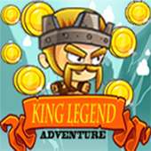 The advent of the legendary king logo