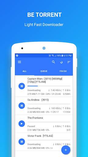 BeTorrent- Fast Torrent Downloader screenshot 1
