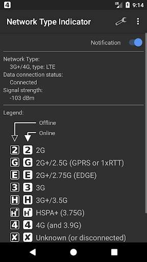 Network Type Indicator screenshot 5