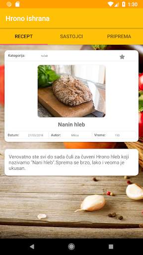 Hrono ishrana screenshot 3