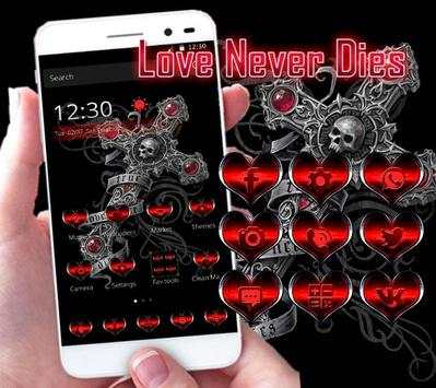 Love Theme Skull Cross screenshot 1