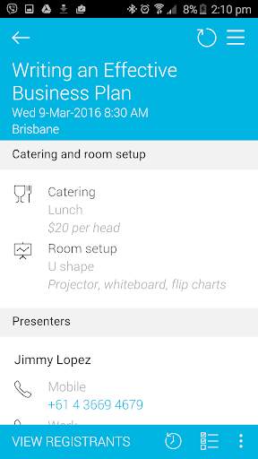 Arlo Training & Event Software स्क्रीनशॉट 7