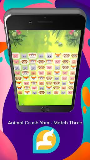Animal Crush Yam - Match Three puzzle screenshot 2