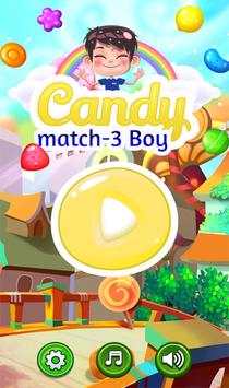 Candy Boy - Sweet match 3 game screenshot 1