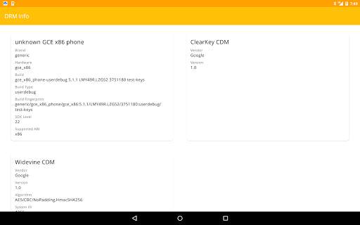 DRM Info screenshot 2