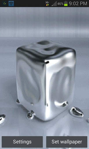 Mercury Cube Live Wallpaper screenshot 1