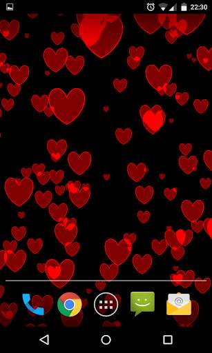 Stained Hearts Live Wallpaper screenshot 1
