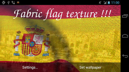 Spain Flag Live Wallpaper screenshot 8
