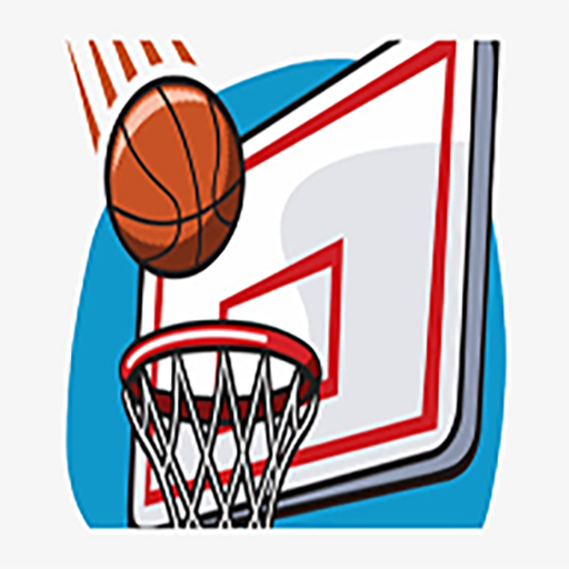 Basketball hoop star icon