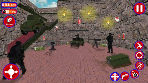 Free Battleground Shooting Fire Games 2019 screenshot 1