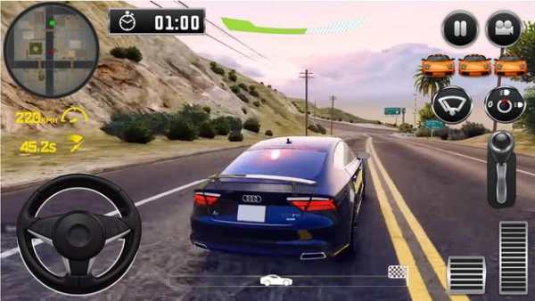 City Driving Audi Car Simulator screenshot 3