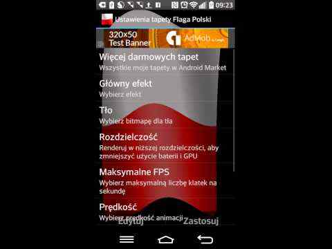 Poland Flag Live Wallpaper screenshot 1