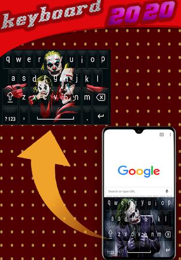 keyboard theme for joker fans screenshot 3
