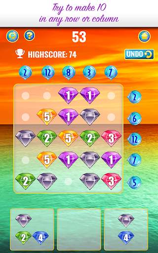 Jewels #2  - Number puzzle game *Gold Edition screenshot 14