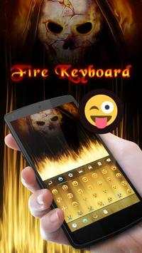 Fire Soul GO Keyboard Theme скриншот 2