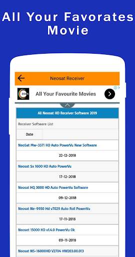 All Satellite Dish Receiver Software Downloader screenshot 4