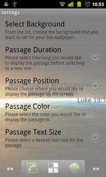 Bible Passages Live Wallpaper screenshot 5