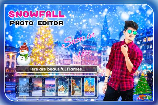 Snowfall Photo Editor screenshot 1