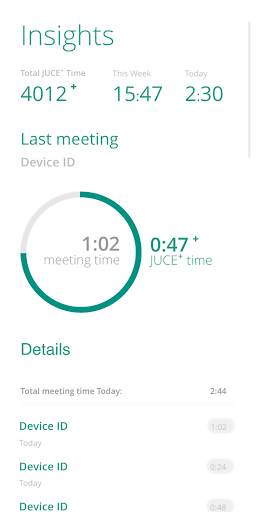 JUCE⁺ Meetings screenshot 4