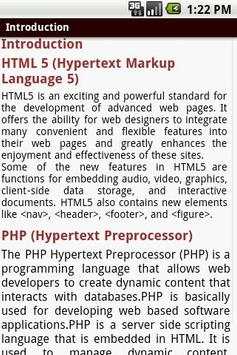 Html5 & Php Tutorial скриншот 5