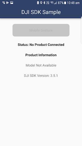 Mobile Gesture for DJI Drone Control screenshot 1