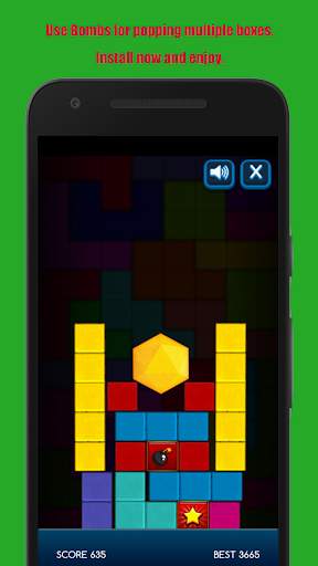 Hexagon Fall Physic Game screenshot 1
