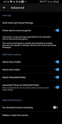 WhatsMail screenshot 6