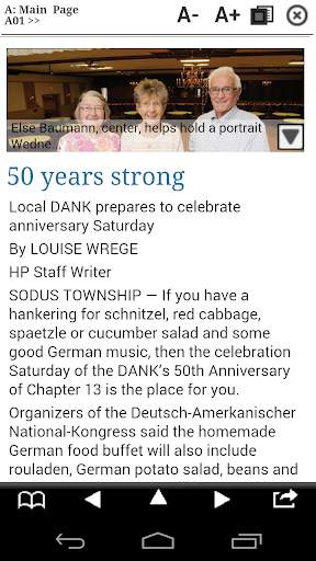 The HP e-Edition screenshot 2