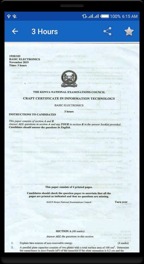 KNEC Basic Electronics screenshot 2