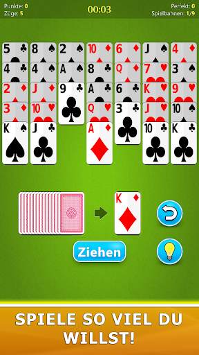 Golf Solitär Kartenspiel screenshot 24