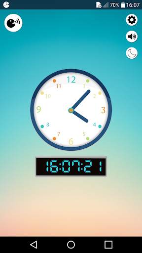 Speaking Clock - tell me the time 1 تصوير الشاشة