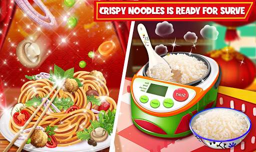 Crispy Noodles Maker Cooking Game : Chowmein Food screenshot 1