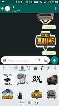 Pubg Stickers for WhatsApp, WAStickerApps screenshot 2