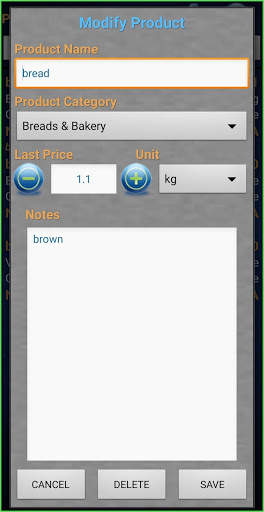 Easy Android Shopping & Grocery List screenshot 3