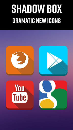 Shadow Box Icons - Icon Pack for Launchers screenshot 1