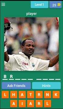Cricket Celebrities Quiz: Cricket Game screenshot 1