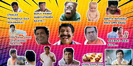 Fun Tamil Sticker for WhatsApp screenshot 3